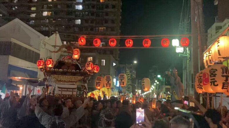 草加で「八幡神社御祭禮」7月18日・19日開催　神輿と商店会祭りで夏の熱気