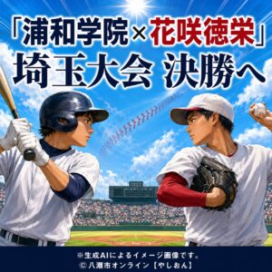 浦和学院と花咲徳栄が埼玉大会決勝へ　甲子園を懸けて7月26日に激突