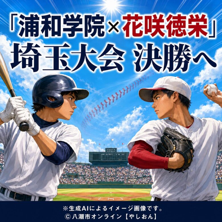 浦和学院と花咲徳栄が埼玉大会決勝へ 甲子園を懸けて7月26日に激突
