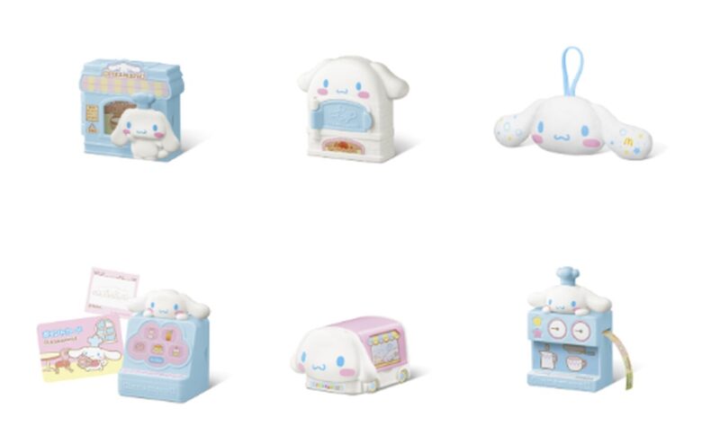 【7月10日発売】マクドナルドのハッピーセットに「シナモロール」と「パウ・パトロール」が登場!全6種類のおもちゃをラインアップ