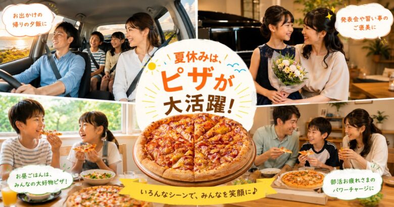 ピザハットのMサイズが740円から!夏休み限定、Sサイズ価格で楽しめるキャンペーン