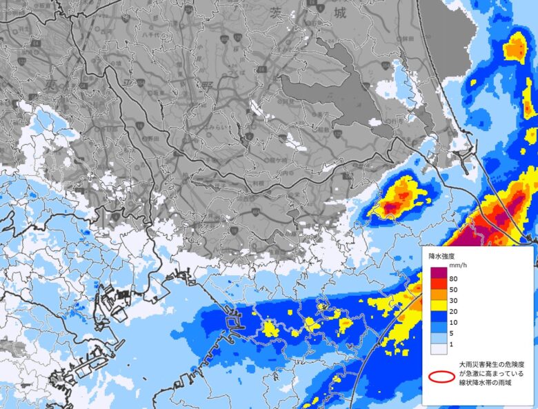 台風15号、今夜関東上陸へ 八潮周辺も夜間の強い雨・風に警戒