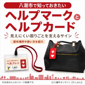 その赤いマーク、知っていますか？ 八潮市で知っておきたい「ヘルプマーク」と「ヘルプカード」