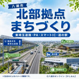 八潮北部が大きく変わる　東埼玉道路とPA・スマートIC・道の駅で進む「北部拠点」