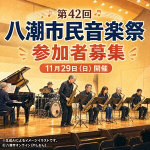 【八潮市】音楽を愛する人へ！第42回八潮市民音楽祭の出演者を募集