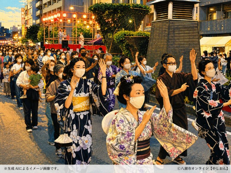 浅草・雷門前が踊りの輪に 「雷門盆踊り」9月5日開催、今年で10回目