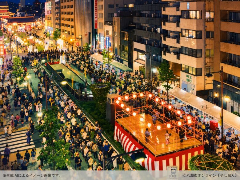 浅草・雷門前が踊りの輪に 「雷門盆踊り」9月5日開催、今年で10回目