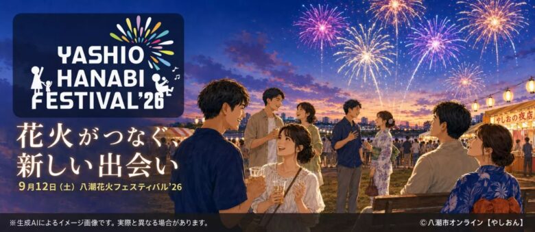 9月12日開催!八潮花火フェスティバル準備本格化 出演6組決定、観覧席も販売中