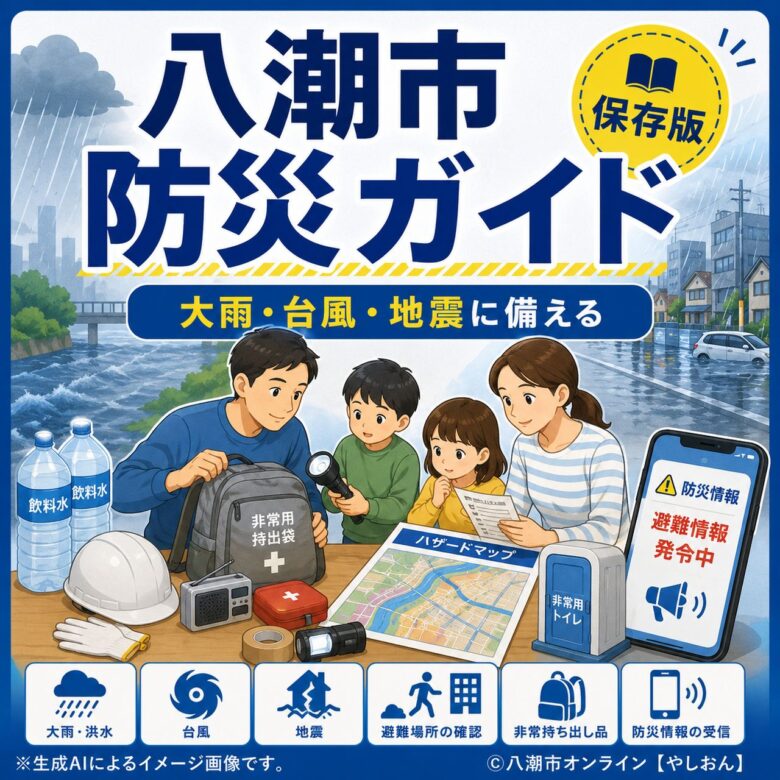 【保存版】八潮市の防災・減災ガイド｜大雨・洪水・地震で迷わないための行動と情報源　2026年版