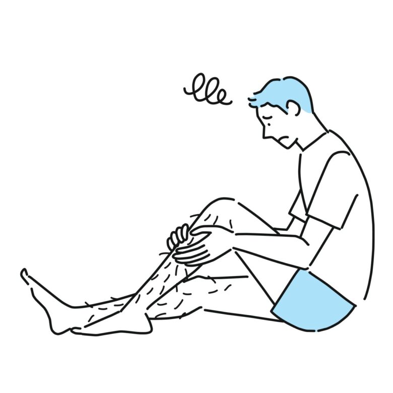 男性 足 脱毛