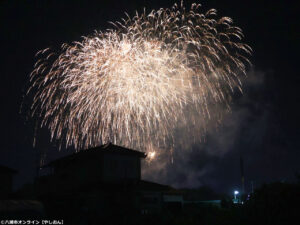 7年ぶりの夜空に大歓声！草加市民納涼大花火大会、160連発が視界を埋め尽くす