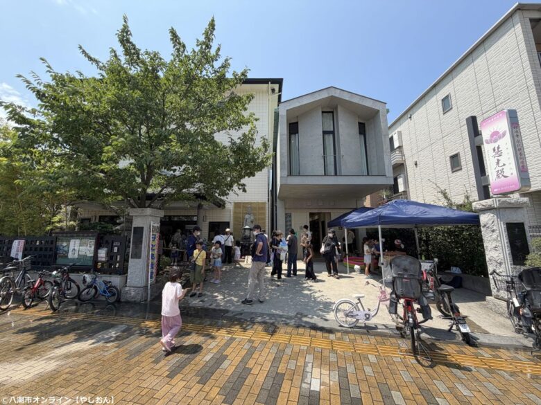 八潮・妙法寺が夏祭り会場に 「Yashioてらこやcafe」で宿題会と子ども食堂