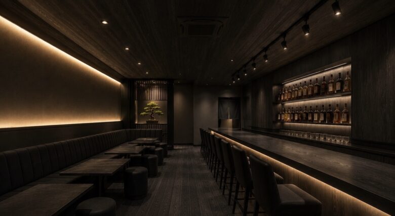 八潮市茜町に和モダンBAR「凛 -RIN-」9月5日オープン　美容室LOVESTが新展開