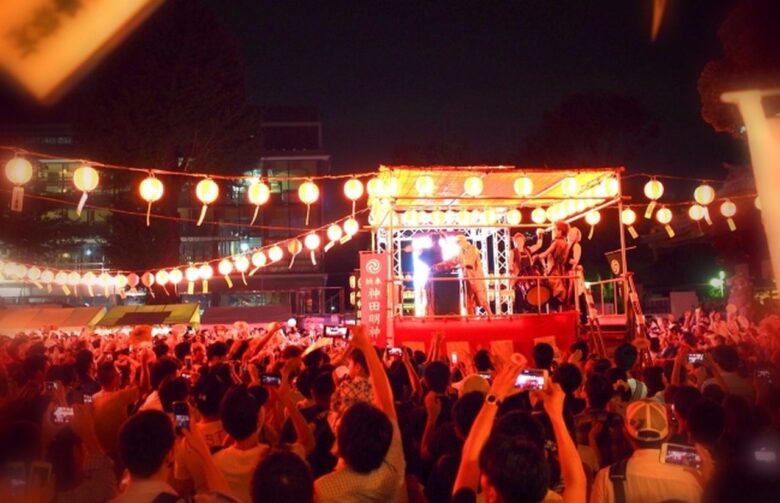 神田明神でアニソン盆踊り!しぐれうい&ういだがーも登場