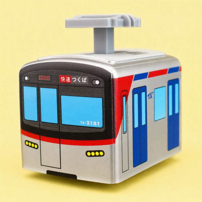 TX-3000系が手のひらサイズに!「パンタでGO!!」8月28日発売、八潮夜市にも登場
