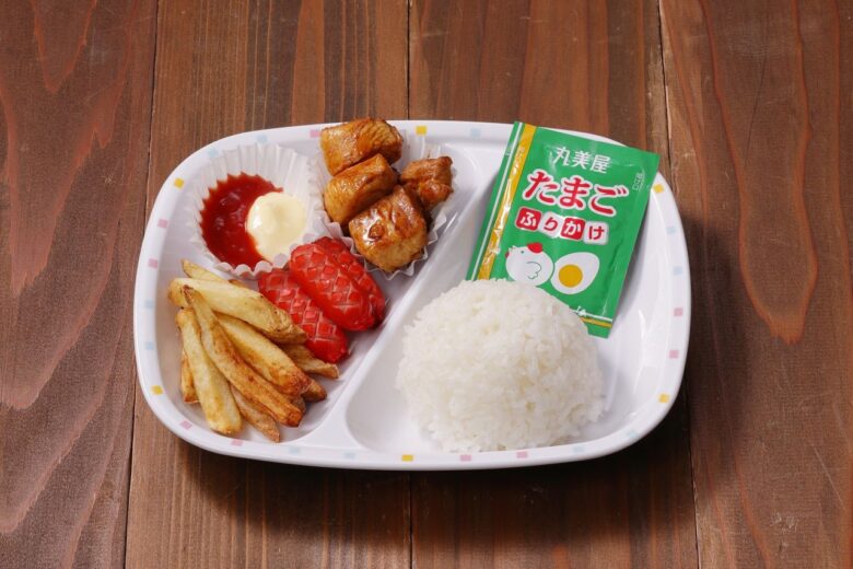 【トリキのお子様プレートB(焼鳥ムネたれ)】