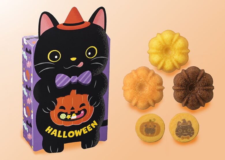 黒ねこが飛び出す!銀座コージーコーナーのハロウィン焼菓子、9月1日発売
