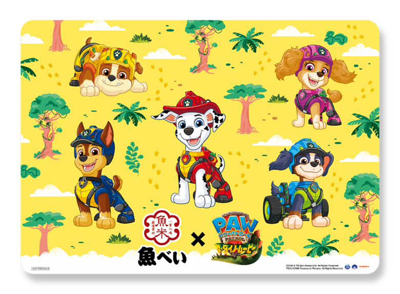 「魚べい×パウ・パトロール」8月17日スタート!八潮店でも夏限定コラボ