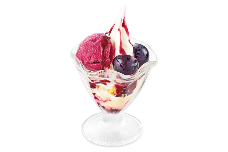ぶどうソフトクリーム