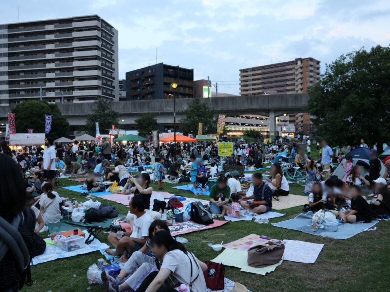 三郷中央が“泡まみれ”に！「泡あわ×ボンBON」盆踊りからDJへ熱気あふれた夏の夜