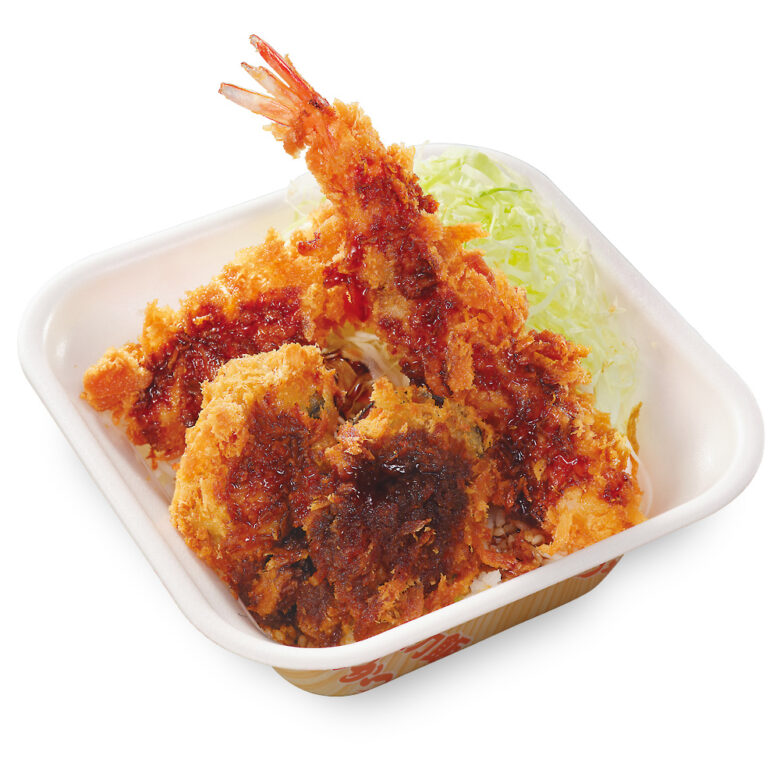 牡蠣と大海老の海鮮フライ丼弁当