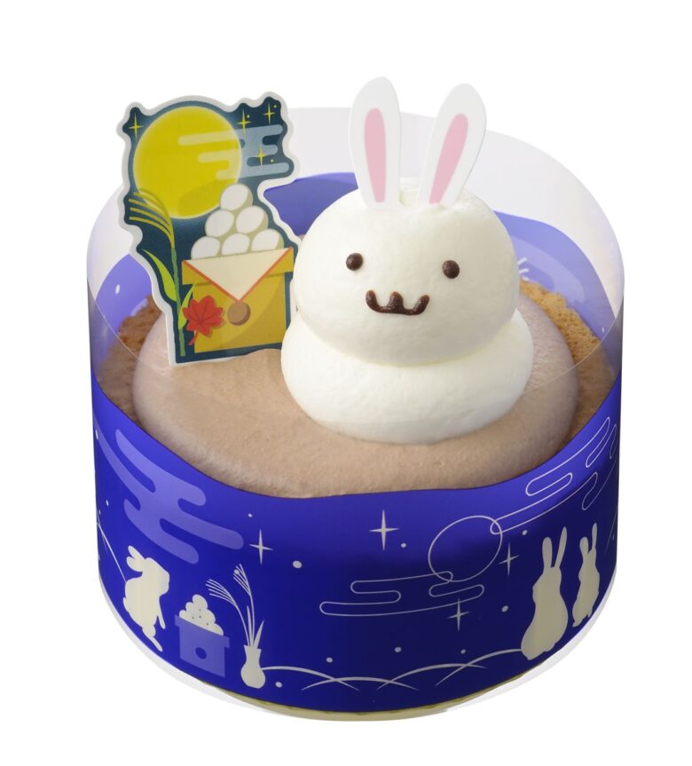 お月見の夜に“うさぎのケーキ”はいかが?コージーコーナー「まんまる月うさぎ」期間限定で登場