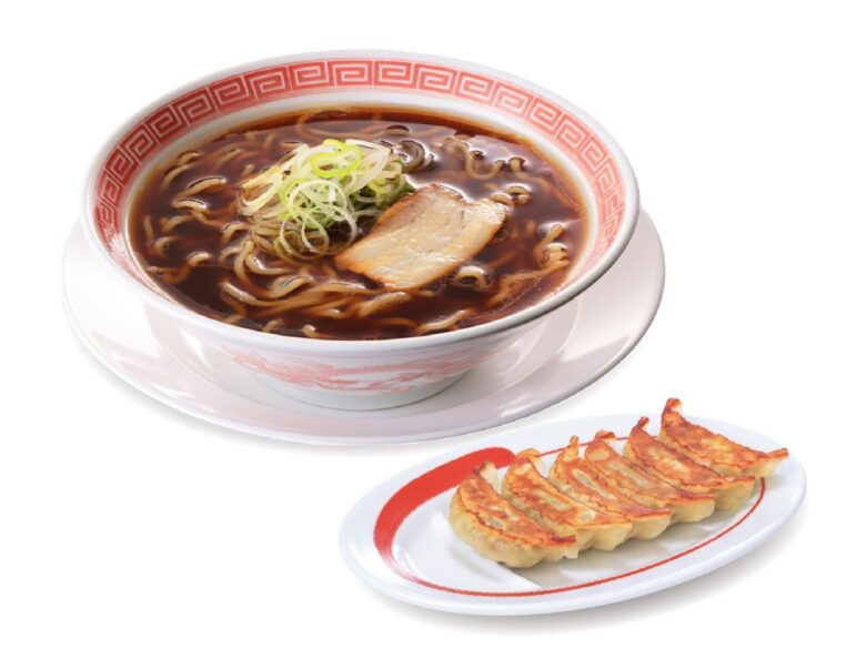 郡山ブラック素らーめん餃子セット 価格:500円(税込)