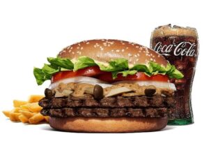 バーガーキング「マッシュルームワッパー」が復活　八潮駅前でも秋の味、アプリで300円引き