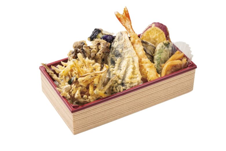 秋鯵天盛り弁当
