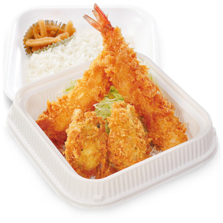 牡蠣と大海老の海鮮フライ弁当