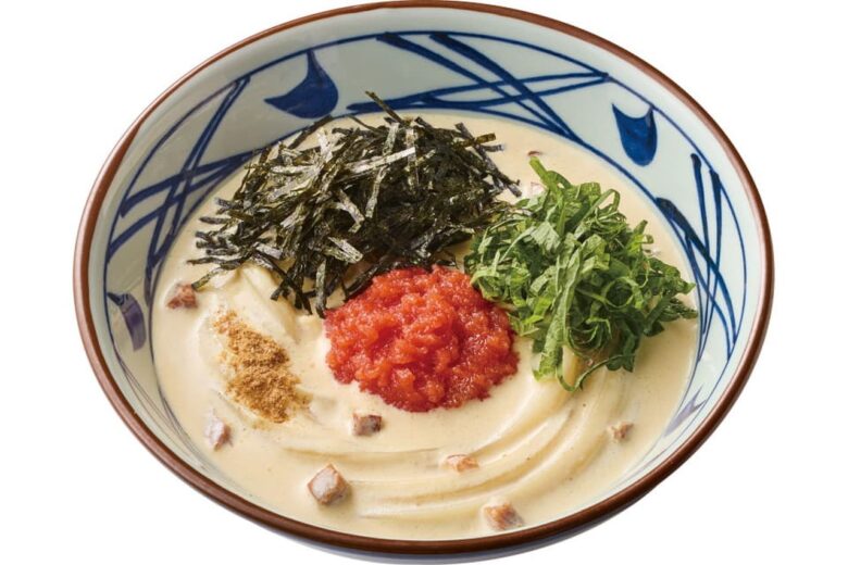 丸亀製麺、3玉まで990円の「旨辛豚つけ汁うどん」が定番に!明太クリームなど4品が仲間入り