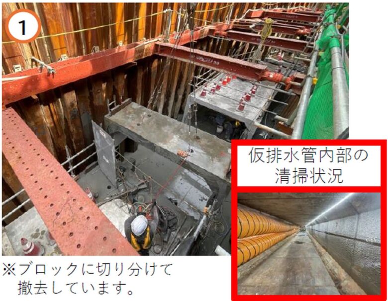 八潮市の道路陥没現場、11月も埋め戻し・仮排水管撤去へ 県が工事予定を公表
