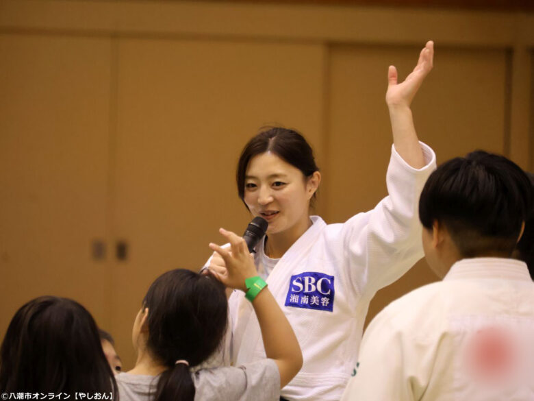 角田夏実さんが巴投げを披露!やしおスポーツフェスティバル2026 競技体験からダンスまで