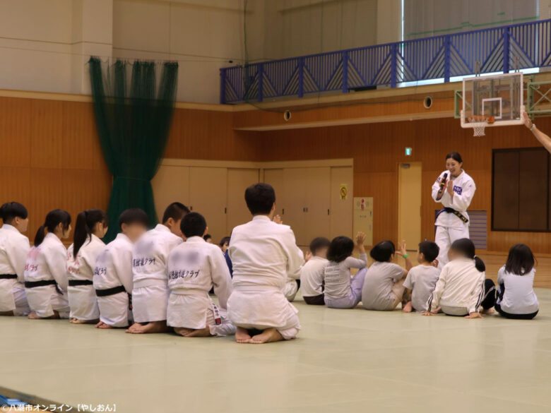 角田夏実さんが巴投げを披露!やしおスポーツフェスティバル2026 競技体験からダンスまで