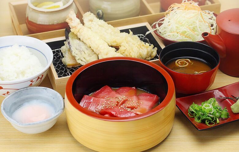 天ぷら勝浦生まぐろ漁師めし膳